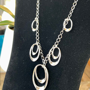 Gennaro Silver Statement Necklace